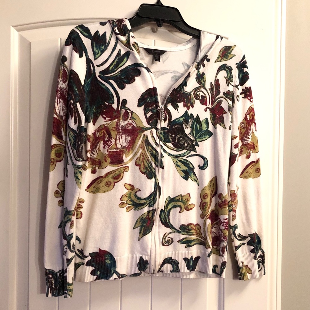 Soma intimates full zip hooded sweatshirt